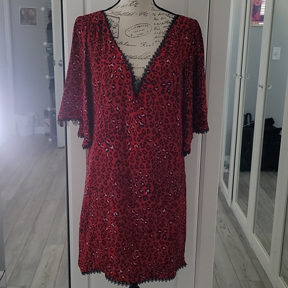 Lovers + Friends Leopard Print Dress